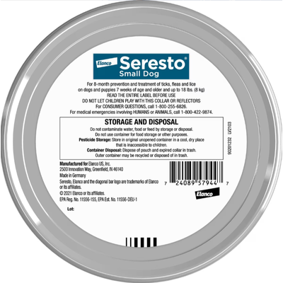 Seresto 8 Month Flea & Tick Collar SMALL DOG - Image 6