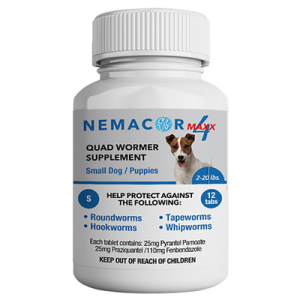 Nemacor Max 4 Small Dog (2-20Lb) 12 CT