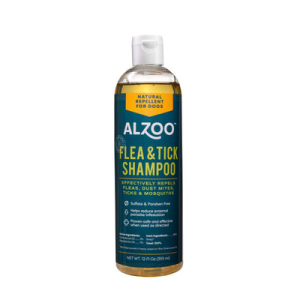 Alzoo Flea & Tick Shampoo Dog 12 OZ