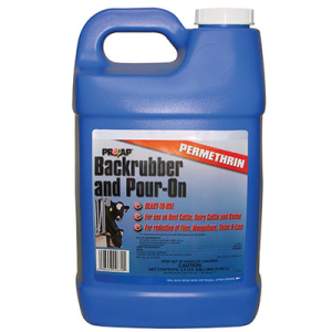 Prozap Backrubber & Pour-On Xtra 2.5 GALLON