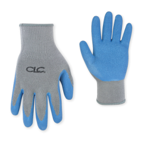 Glove Latex Coated Grip-Blue (Lrge) 12/PK