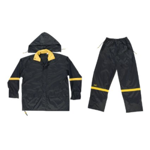 Clc Rain Suit Black Nylon 3 Pc EX-LARGE