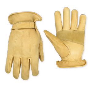 Glove Top Cowhide W/Velcro (Large)
