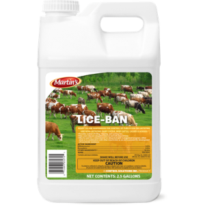 Martins Lice Ban Pour On 2.5 GALLON