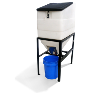Hc Feed Bin W/Stand 270Lbs Capacity 49X18X30