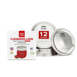 Fj Canning Lids Regular Mouth 12 CT
