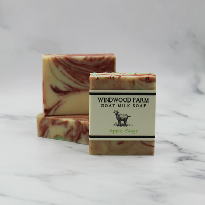 Goat Milk Soap Apple Sage 6X4OZ BAR
